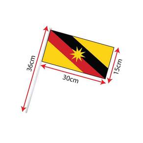 Sarawak Hand Hold Flag with stick