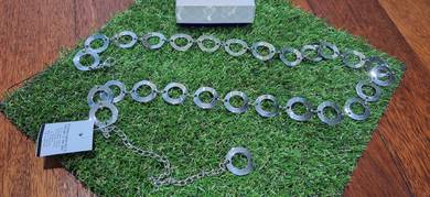 Silver Metal Belt / Vintage Belt / Retro Belt