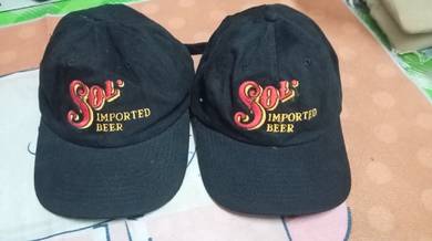 2pcs vintage SOL cap