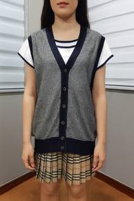BURBERRY GOLF cardigan unisex L 7218