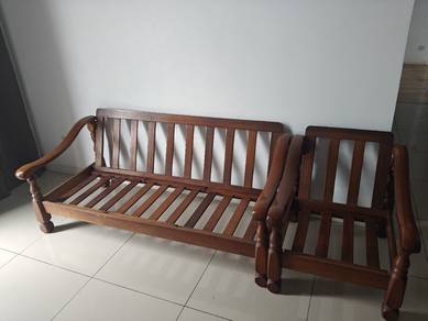 Retro Solid Wood Sofa Frame