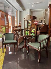 Authentic VINTAGE Teakwood Loungue ARM CHAIR SET