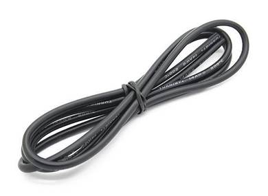 Quality 14AWG Silicone Wire 1m (Black)