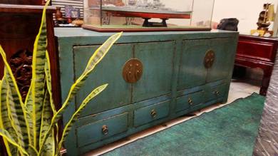 chinese style cabinet with brass door pad