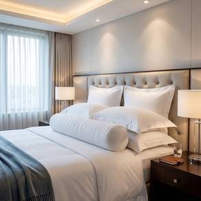 “Bantal Peluk Putih, Simple Tapi Selesa! ”