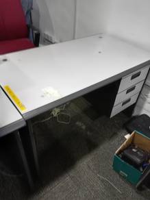 4FT Grey Office Table wt Drawer TC325