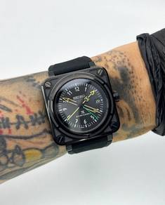Custom Seiko Mod 41mm Premium BR03 Black RadioComp