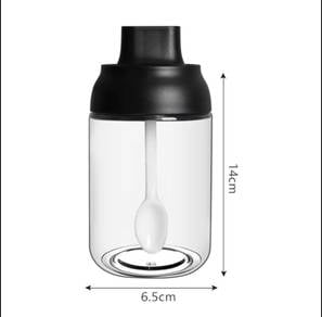Seasoning Bottle + Rotatable Bottle Rack (1 Set)