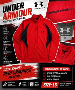Red Under Armour Track Jacket