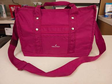 (Hot Pink) Nautica Tote Bag 
