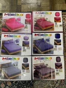 cadar mimiko single plain berwarna