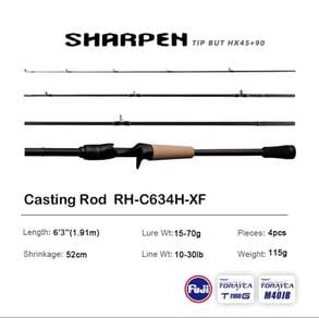 PURELURE Sharpen Travel Casting Rod (Model: RH-C63