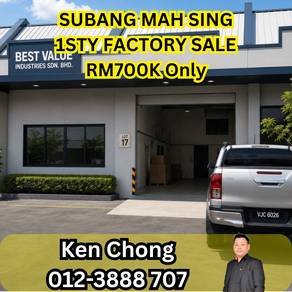 Warehouse / Factory For Sale in Subang Jaya,SGR
