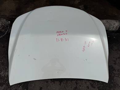 No 11-8-31 Toyota Mark X Grx130 Front Bonnet Jpn