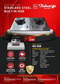 Stainless Steel Built-In Hob (GS-268)
