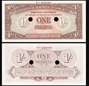 British Armed Forces 1 shilling 1962 - PM32b