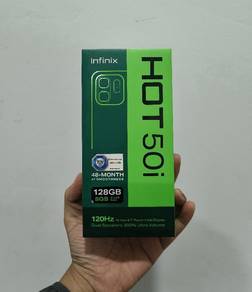 Infinix hot 50i 4/128gb baca detail kt bwh, lengka