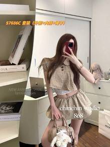S7686C 套装（外套+内搭+裙子）
【Free Size】
