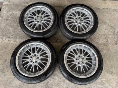 Rim DnD cutting 2 piece 17 inch tayar conti 80%