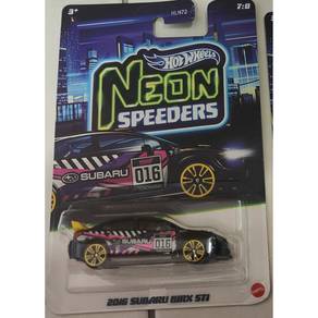 Hot Wheels 2016 Subaru WRX STI Black #016