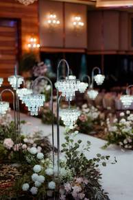 3 heads chandelier lamp wedding decoration