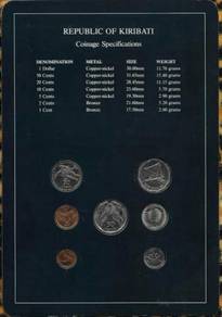 KIRIBATI sets of Coins Year 1979