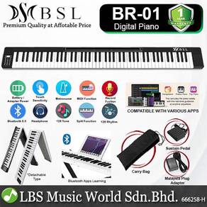 BSL BR-01 88 Keys Digital Piano With Touch Sensiti