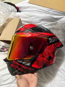 Kyt TT Revo Combustion Red NEWSET (Size L)