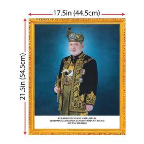 Bingkai Potret Agong (L)