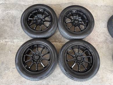Rim ce28 gloss black 15 inch tayar goodyear (2025)