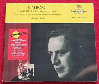 Kim Borg SINGS LIEDER VON JEAN SIBELIUS CD
