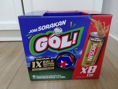 Nescafe GOL Empty Box & Football