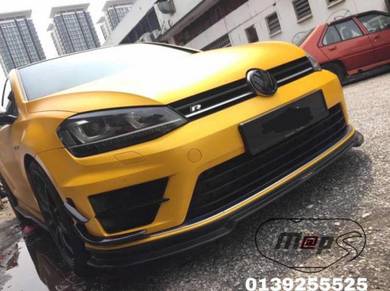 Vw volkswagen golf r mk7r carbon bumper canard