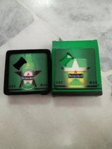 Heineken Metal Coaster & Opener