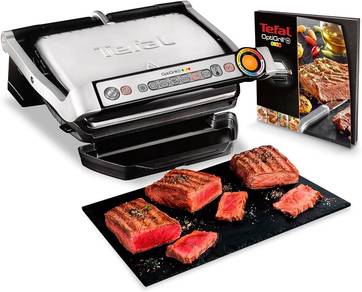 Used Tefal OptiGrill+ Electric Grill Cooking