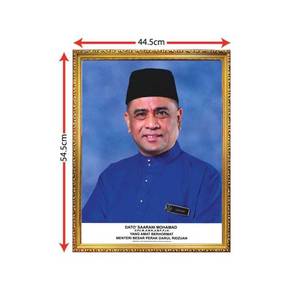 Bingkai Potret Menteri Besar Perak