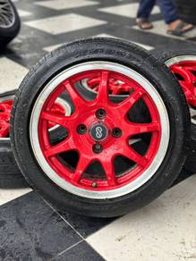 Enkei j10 14 inch sportrim Viva kenari kelisa axia