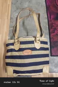 vtg bally shoulder/tote bag 