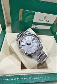 Rolex Datejust 36mm 116200 silver dial New 2013 yr