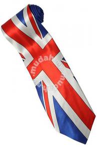 Patriotic UK Britain United Kingdom Flag B NeckTie
