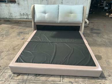 Fabric Katil King Bed Frame Divan