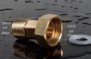 water meter coupling ( copper ) / sambungan meter