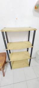 Wooden storage rack shelf rack kayupine  rack sto