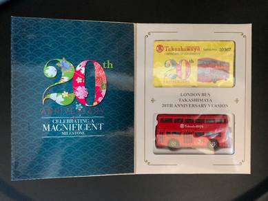 Singapore Takashimaya Limited Tomica London Bus