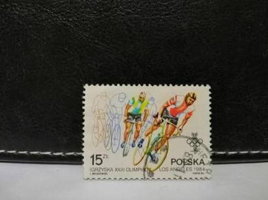 1984 Poland Stamp Olympic Game Cycling