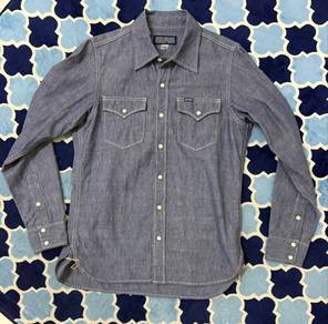 Iron Heart Selvedge Chambray Shirt
