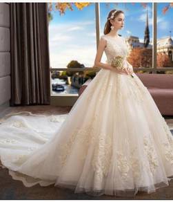 White Wedding bridal dress gown RB0982