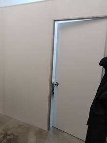 Gypsum board partition 