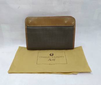 VINTAGE ! 80s' Charles Jourdan Actif Leather Bag