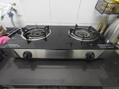 FABER Glass Gas Stove + 14kg Gas Cylinder (Over Ha